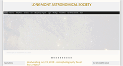 Desktop Screenshot of longmontastro.org